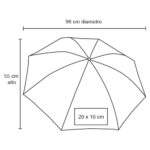 PARAGUAS DUAL AZUL (PM 03 - POLIÉSTER) - Imagen 2