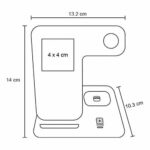 MULTICARGADOR TAUTÓN NEGRO (SO 125 - PLÁSTICO) - Imagen 2