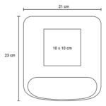 MOUSEPAD WRISTE NEGRO (O 104 - POLIÉSTER) - Imagen 4