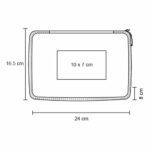 COSMETIQUERA CAMILA ROSA (CP 079 - POLIÉSTER) - Imagen 2