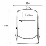 MOCHILA FOX GRIS (BL 123 - POLIÉSTER - CURPIEL) - Imagen 4