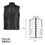 CHALECO CHARGER NEGRO-SMALL (CH 003 - NYLON)