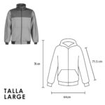 CHAMARRA HOODIE LARGE (CH 004 - POLIÉSTER) - Imagen 6