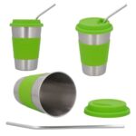 VASO FRAPPE NARANJA (T 168 - ACERO INOXIDABLE - SILICÓN) - Imagen 10