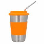 VASO FRAPPE NARANJA (T 168 - ACERO INOXIDABLE - SILICÓN) - Imagen 6