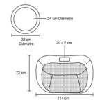 PORTERÍA IKER NEGRO (TL 011 - POLIÉSTER) - Imagen 2