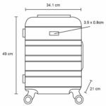 MALETA ODYSSEY BLANCO (BL 155 - PLÁSTICO) - Imagen 2