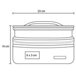 COSMETIQUERA JOLIE BLANCO (CP 085 - POLIÉSTER) - Imagen 2