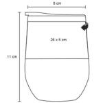 TERMO KAHLO BLANCO (SB 18 - ACERO INOXIDABLE) - Imagen 2