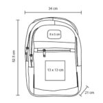 MOCHILA MURRAY NEGRO (BL 108 - POLIÉSTER) - Imagen 2