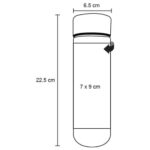 TERMO DIEGO GRIS (T 76 HUICHOL - ACERO INOXIDABLE) - Imagen 2