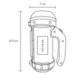 LINTERNA DOZER NEGRO (HR 038 - PLÁSTICO - METAL) - Imagen 2