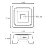 PLATO GUAU BLANCO (MA 009 - PLÁSTICO) - Imagen 2