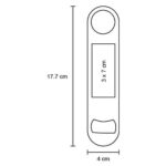 DESTAPADOR CORONA PLATA (HO 090 - METAL) - Imagen 2