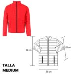 CHAMARRA ARONA ROJO-MEDIUM (CH 002 - NYLON)