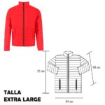 CHAMARRA ARONA ROJO-XL (CH 002 - NYLON)