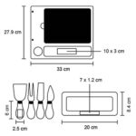 TABLA GOUDA BAMBU (HO 098 - BAMBÚ - ACERO INOXIDABLE) - Imagen 2
