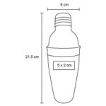 SHAKER CARAJILLO PLATA (HO 051 - ACERO INOXIDABLE) - Imagen 10