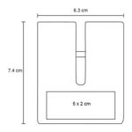SOPORTE TAOS PLATA (SO 089 - ALUMINIO) - Imagen 5