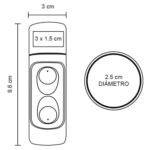 AUDÍFONOS MORAT GRIS (SO 092 - PLÁSTICO - ALUMINIO) - Imagen 2