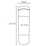 TERMO PUSH NEGRO (T 201 - ACERO INOXIDABLE) - Imagen 2