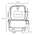 MOCHILA TORETTO GRIS (BL 096 - POLIÉSTER) - Imagen 6