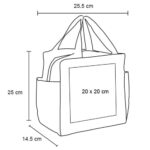 LONCHERA FARAH GRIS (LON 017 - POLIÉSTER) - Imagen 2