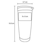 TERMO AFFOGATO VERDE (T 137 - ACERO INOXIDABLE - PLÁSTICO) - Imagen 10