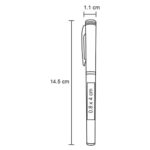BOLÍGRAFO GOLDA PLATA (GL-22001 - PLÁSTICO) - Imagen 2