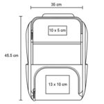 MOCHILA SEEKER AZUL (BL 164 - POLIÉSTER) - Imagen 2