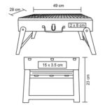 ASADOR STEAK NEGRO (HO 072 - ACERO INOXIDABLE) - Imagen 2