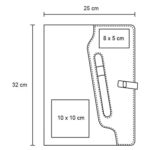 CARPETA LUPIN NEGRO (O 091 - POLIURETANO-POLIÉSTER) - Imagen 4