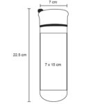 TERMO CADILLAC NEGRO (T 182 - ACERO INOXIDABLE - PLÁSTICO) - Imagen 2
