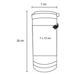 TERMO CRAYOLA NEGRO (T 189 - ACERO INOXIDABLE - PLÁSTICO) - Imagen 8
