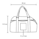 MALETA CRETA NEGRO (BL 118 - POLIÉSTER) - Imagen 2