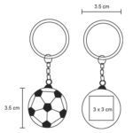 LLAVERO ARSENAL PLATA (MK 032 - METAL) - Imagen 5