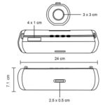 BOCINA JAZZ NEGRO (SO 095 - PLÁSTICO) - Imagen 2