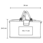 CANASTA PICNIC GRIS (LON 018 - POLIÉSTER) - Imagen 5