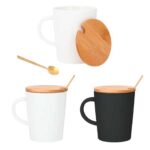 TAZA LUNGO BLANCO (HO 086 - BAMBÚ - CERÁMICA) - Imagen 3