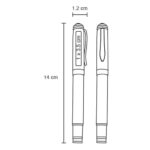 BOLÍGRAFO CISNEROS NEGRO (FM 930 HUICHOL - FIBRA DE CARBONO-METAL) - Imagen 2