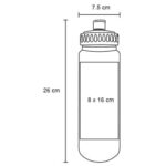 CILINDRO LUKA NEGRO (T 152 - PET) - Imagen 2