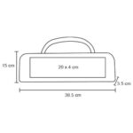 SET ENTRECOT NEGRO (HO 062 - POLIÉSTER-ACERO INOX-MADERA) - Imagen 5