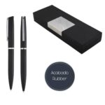 BOLÍGRAFO KAFKA NEGRO (PT 1518-1 - ALUMINIO-RUBBER) - Imagen 3