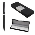 BOLÍGRAFO KAFKA NEGRO (PT 1518-1 - ALUMINIO-RUBBER) - Imagen 4