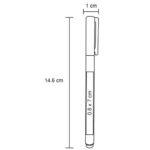 BOLÍGRAFO DEMON AZUL (GL 20160 - PLÁSTICO) - Imagen 2