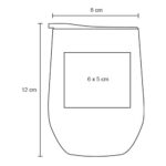 TERMO FLUBBER BLANCO (T 194 - ACERO INOXIDABLE) - Imagen 2