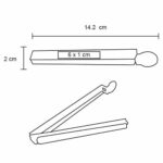 CLIP COOKIE ROJO (HO 077 - POLIPROPILENO) - Imagen 4