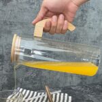 JARRA FRUIT TRANSPARENTE (HO 065 - VIDRIO - BAMBÚ) - Imagen 3