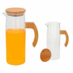 JARRA FRUIT TRANSPARENTE (HO 065 - VIDRIO - BAMBÚ) - Imagen 6