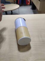 TERMO TAKE BLANCO (T 229 - ACERO INOXIDABLE-BAMBÚ) - Imagen 4